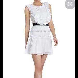 BCBGMaxazria Pleated Ruffle Cocktail Dress 😍